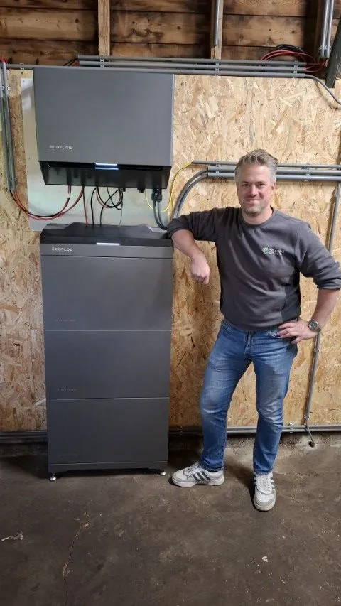 Thuisbatterij geïnstalleerd door De Jong Energiesystemen